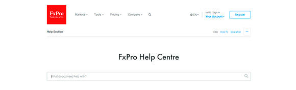 FxPro help centre