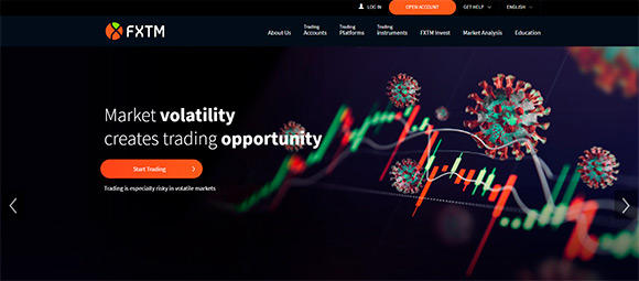 FXTM home page