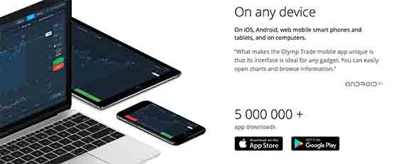 Olymp Trade Mobile App